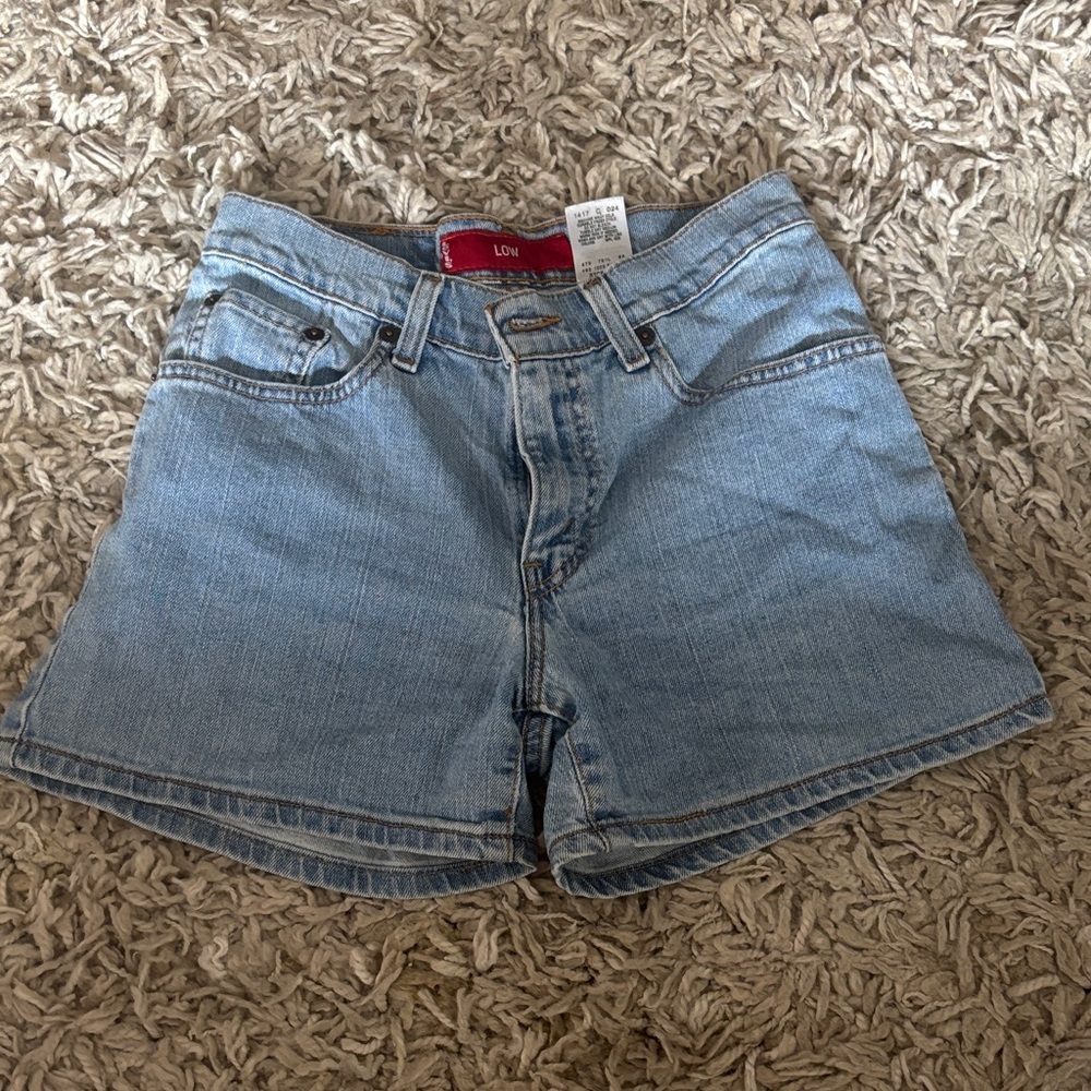 Levi's Women's Light Blue Jean Shorts